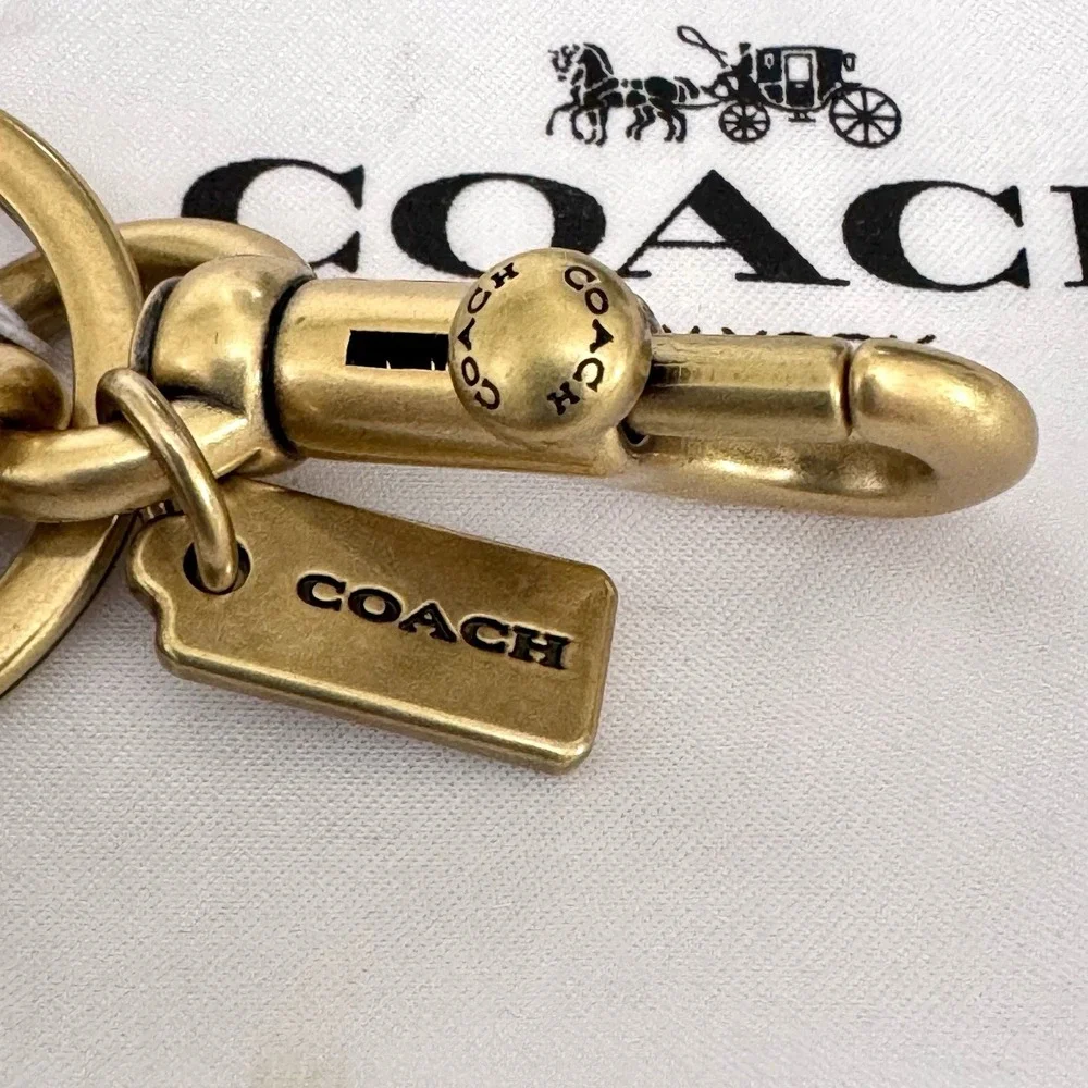 Coach round mirror